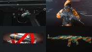 All rewards for completing the Warzone Champion's Quest in Rebirth Island (Images via Activision)